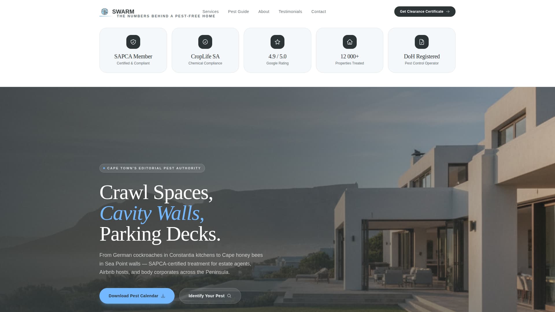 Safeguard — Proven Pest Management Landing Page Template