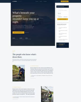 Drain - Authoritative Septic Landing Page Template
