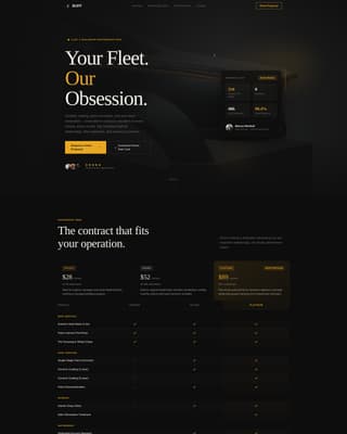 Car Detailing Marketing Pricing Website Template