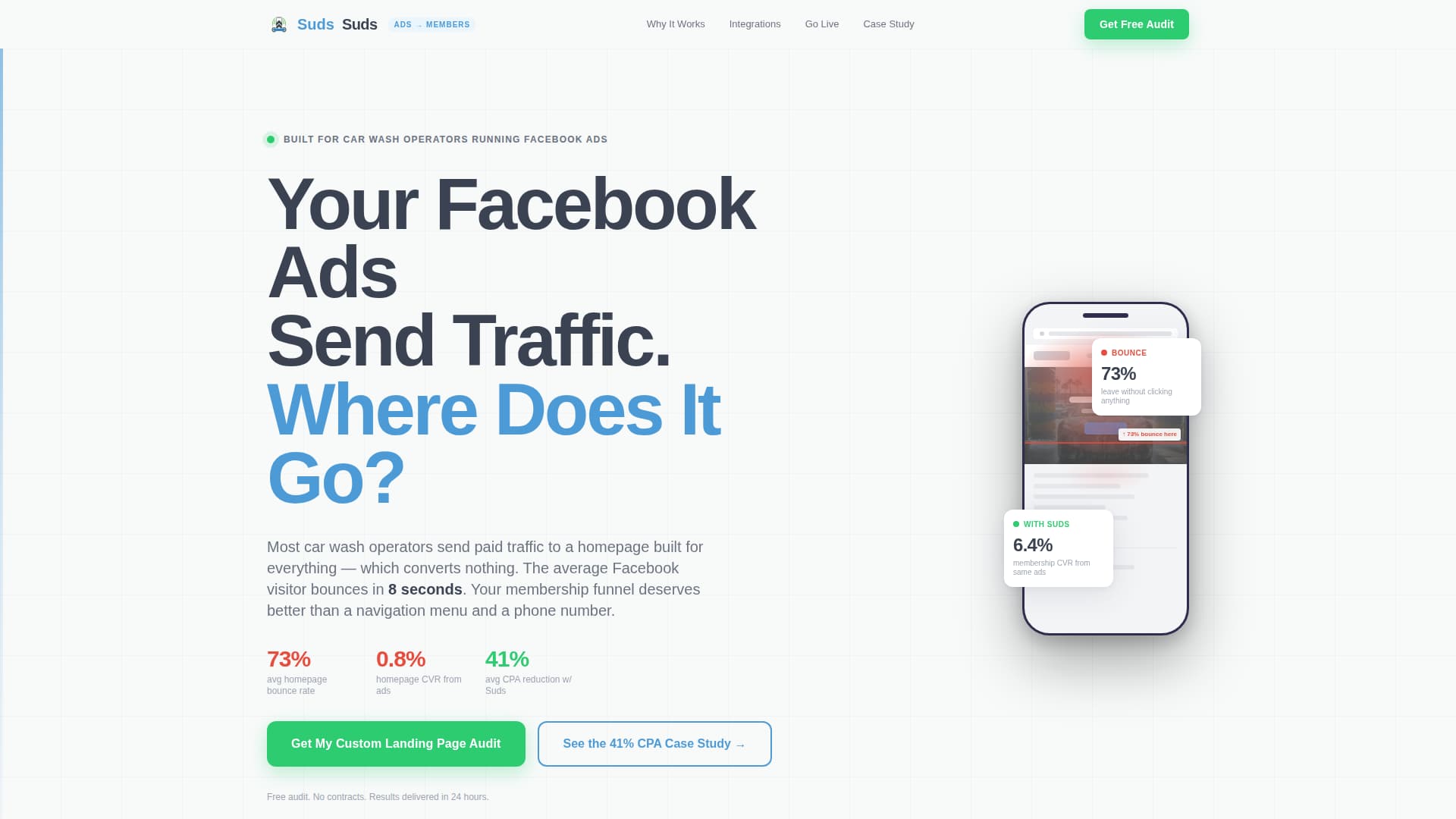 Car Wash Marketing Specialist Booking Website Template
