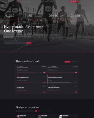Sprint - Dynamic Track Landing Page Template
