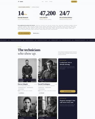 Tumbler - Rapid Locksmith Landing Page Template