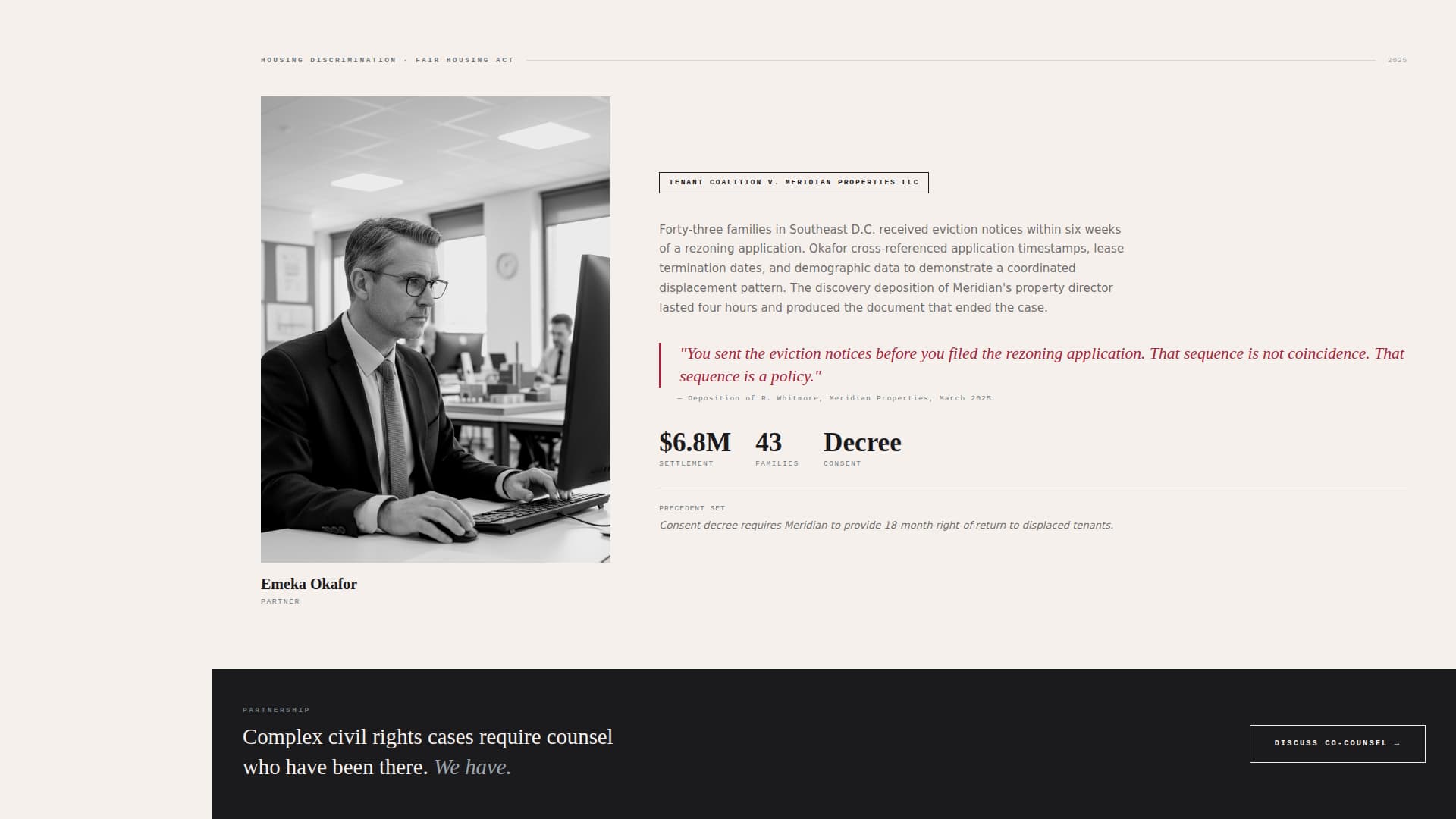 Specialist Law Firm & Attorney Professional Website Template
