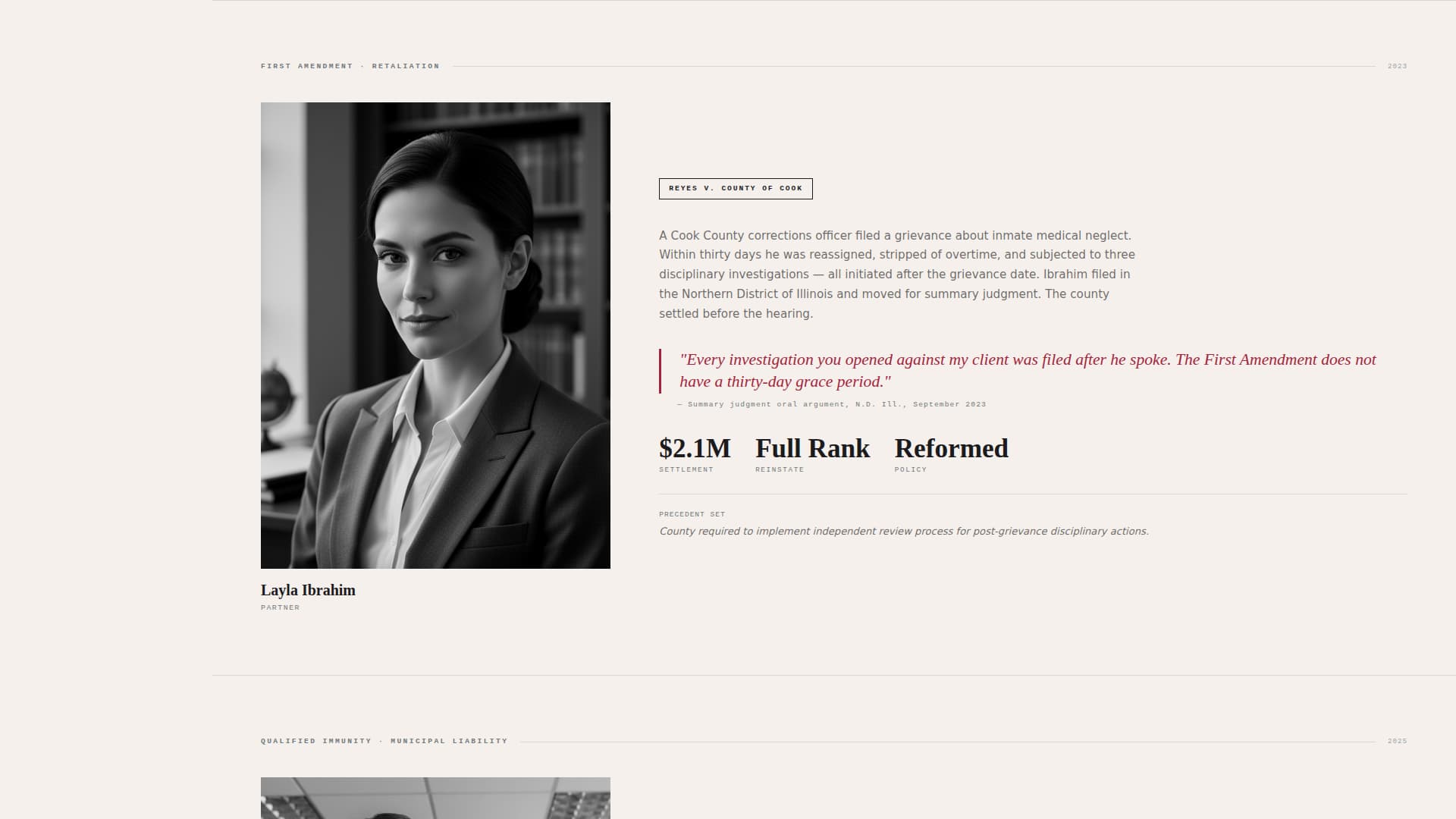 Specialist Law Firm & Attorney Professional Website Template