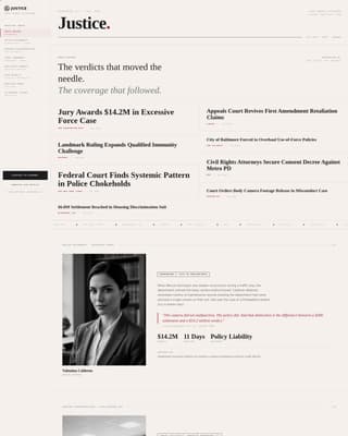 Specialist Law Firm & Attorney Professional Website Template