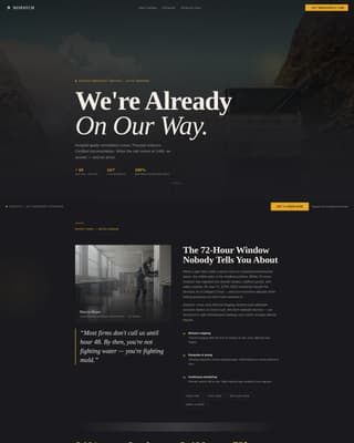 Dispatch - Urgent Cleaning Landing Page Template