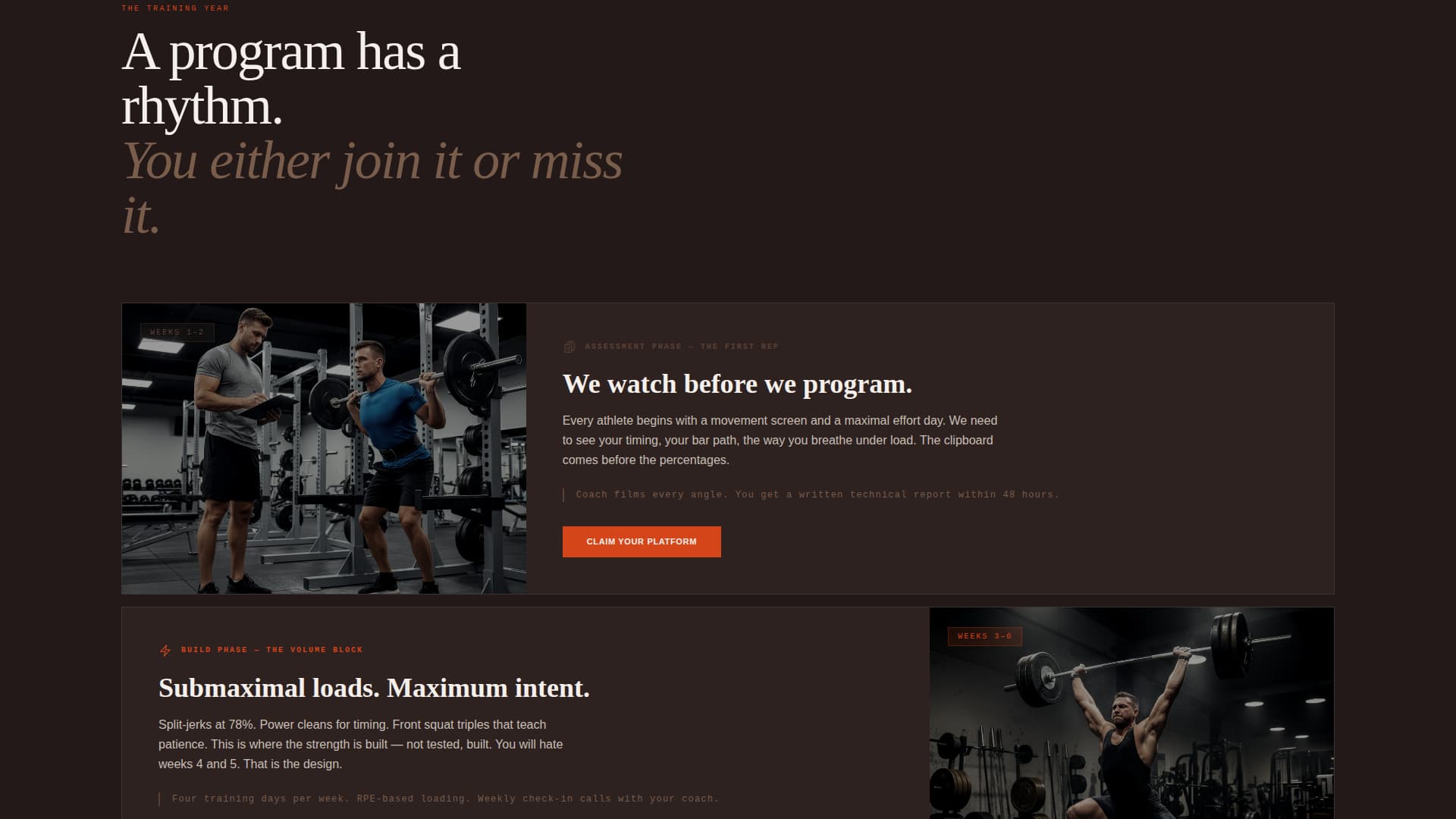 Press - Powerful Weightlifting Landing Page Template
