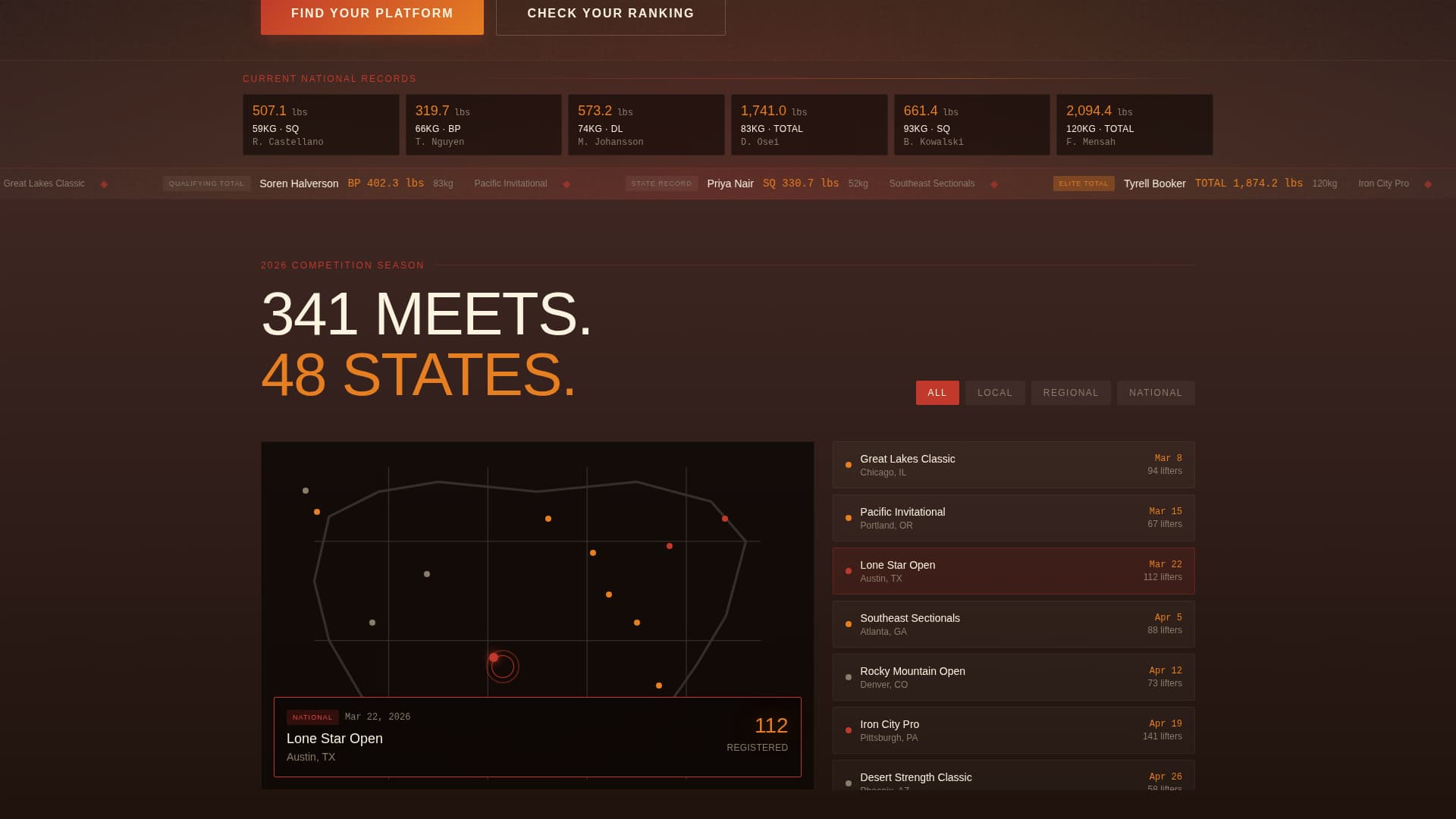 Barbell - Powerful Weightlifting Landing Page Template