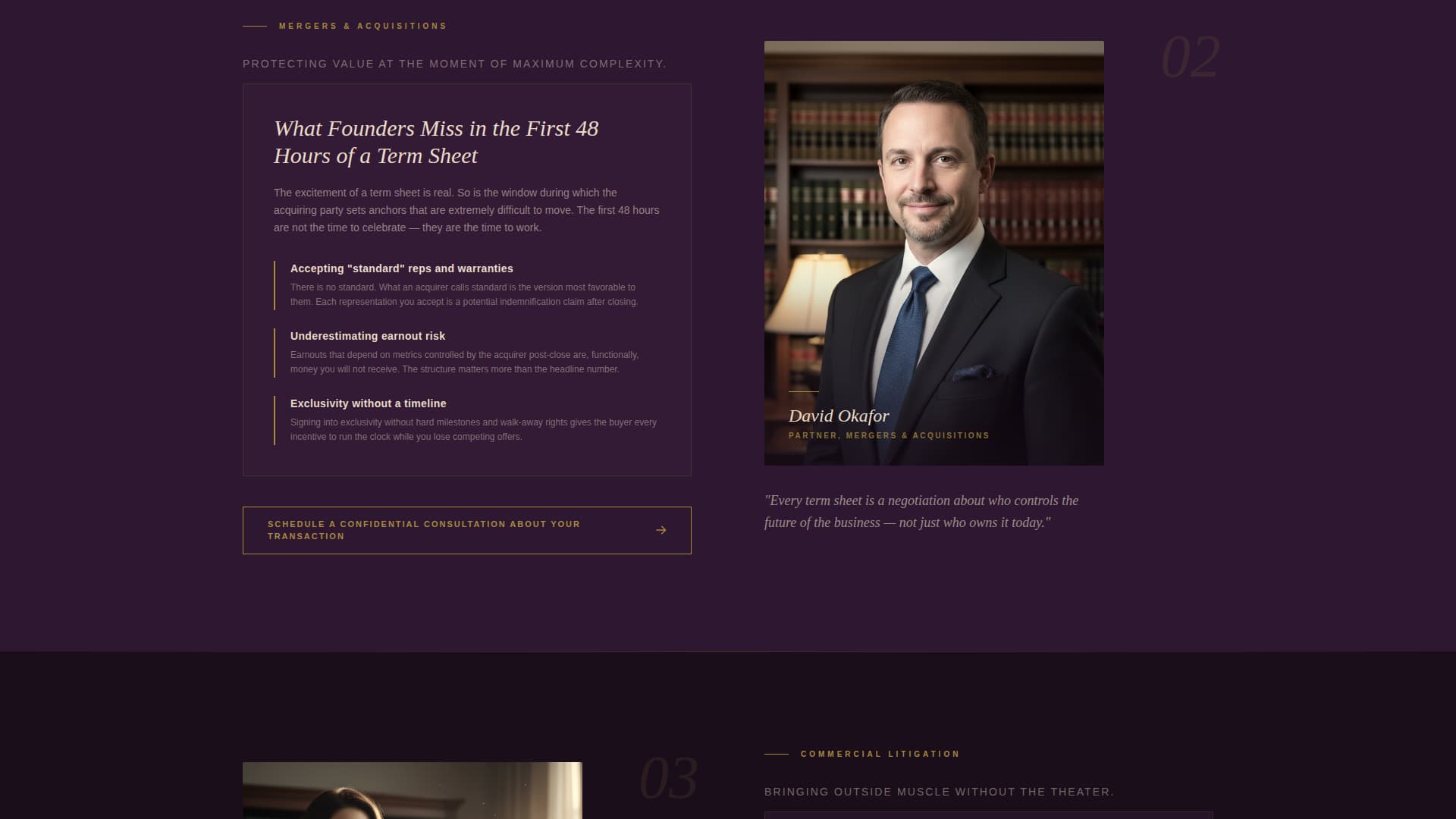 Specialist Law Firm & Attorney Appointment Booking Website Template