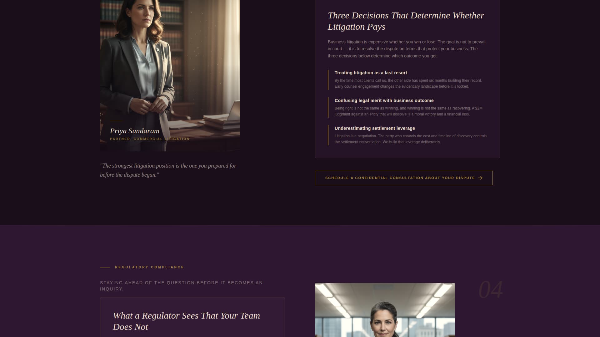 Specialist Law Firm & Attorney Appointment Booking Website Template