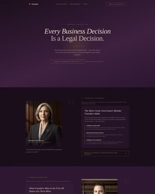 Specialist Law Firm & Attorney Appointment Booking Website Template
