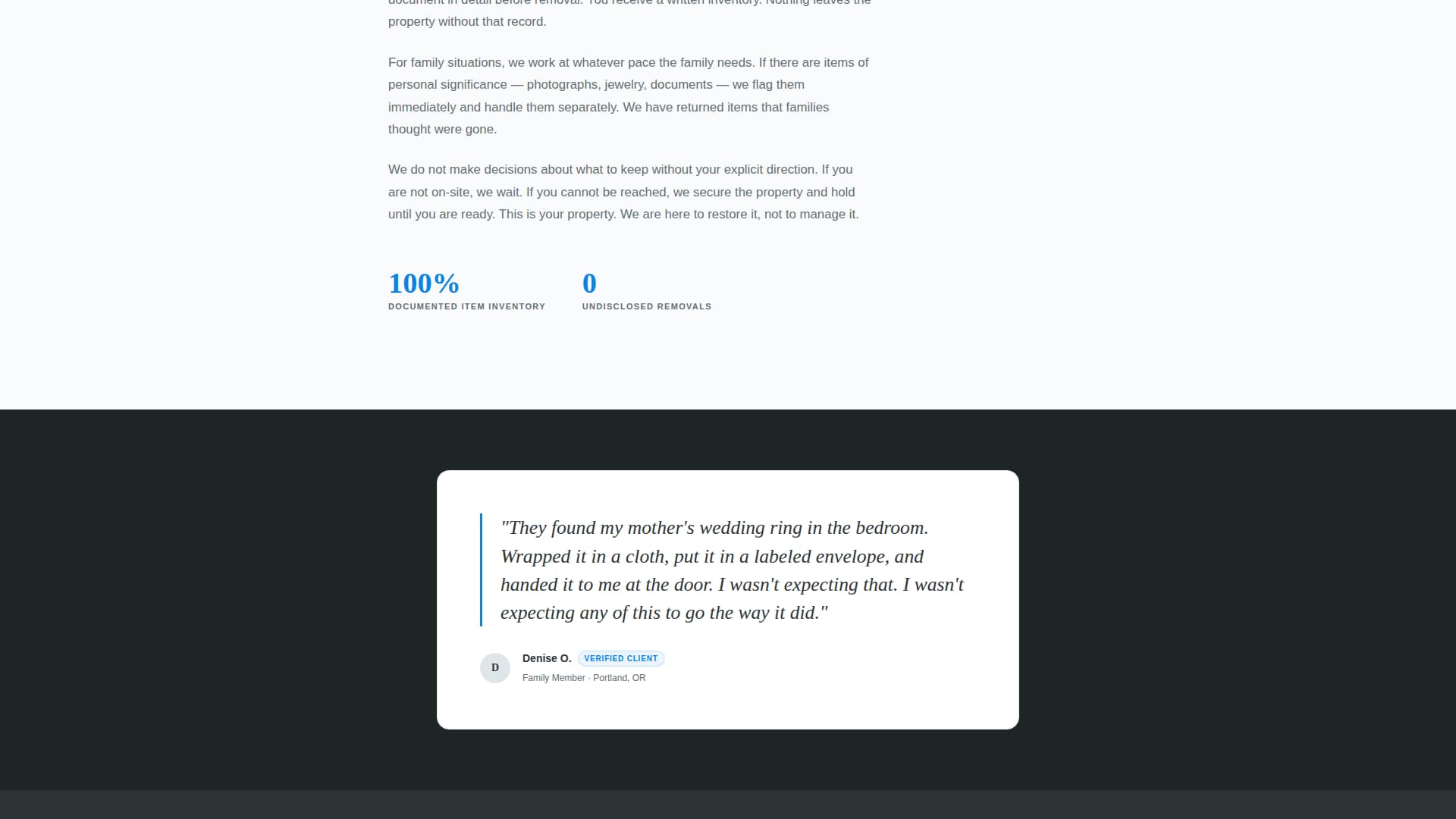 Specialty Cleaning FAQ & Common Questions Website Template