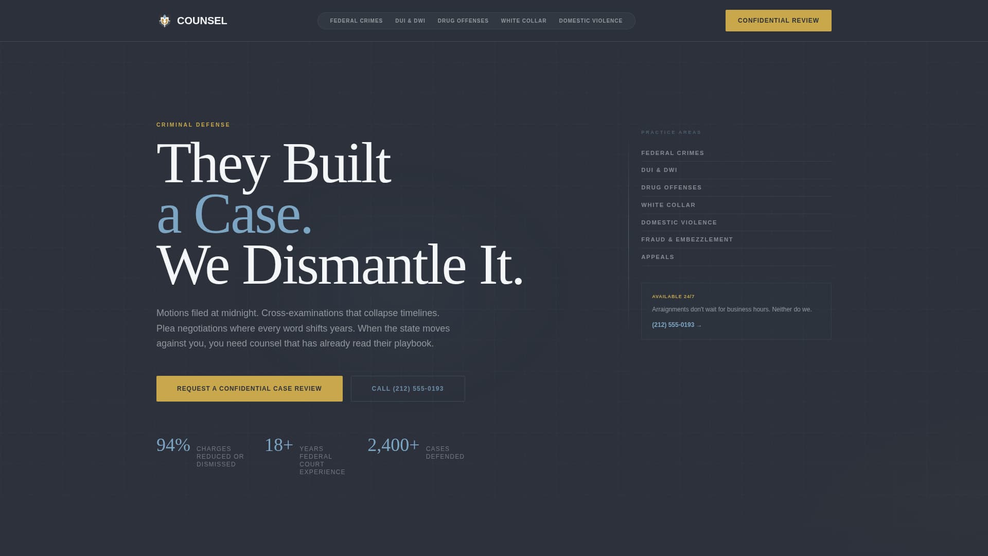 Advanced Law Firm & Attorney Professional Website Template