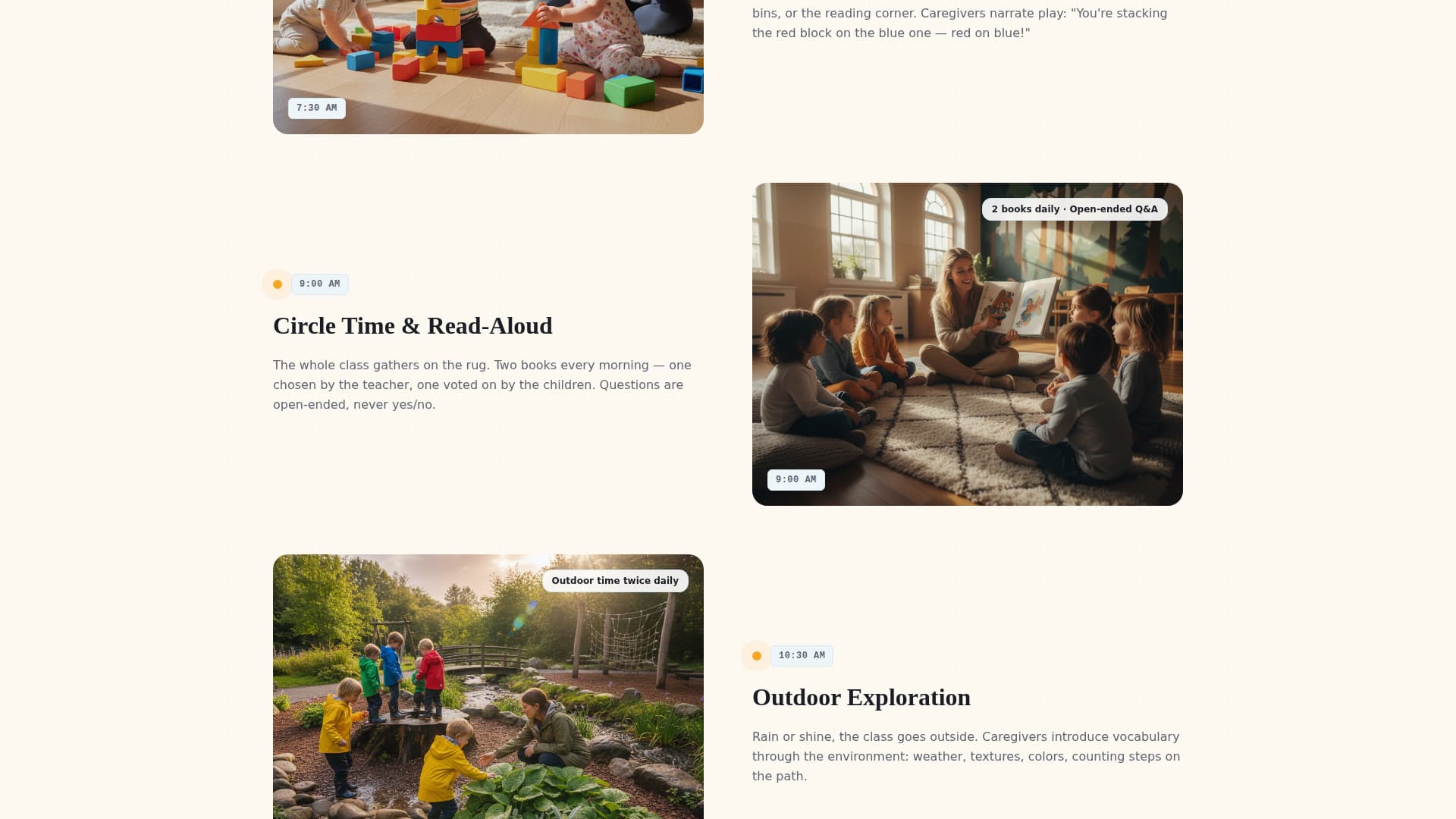 Nest — Reliable Child Care Services Landing Page Template