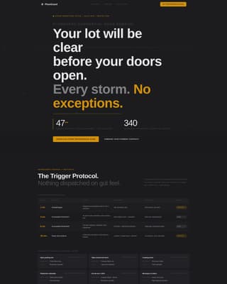Plowguard - Reliable Snowremoval Landing Page Template