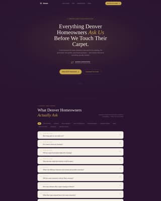 Steam - Authoritative Carpet Landing Page Template