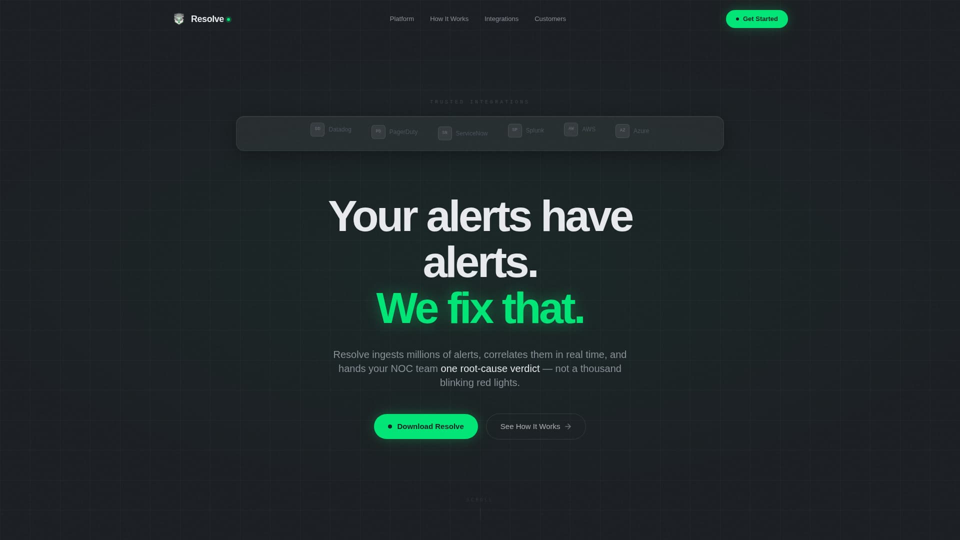 AIOps Technology Advanced Professional Website Template
