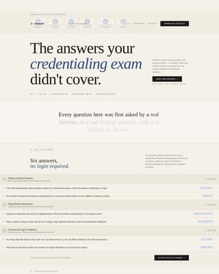 Dietitian FAQ & Common Questions Website Template