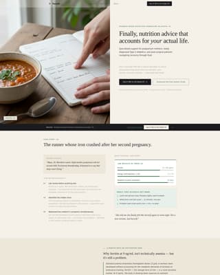 Advanced Dietitian Appointment Booking Website Template