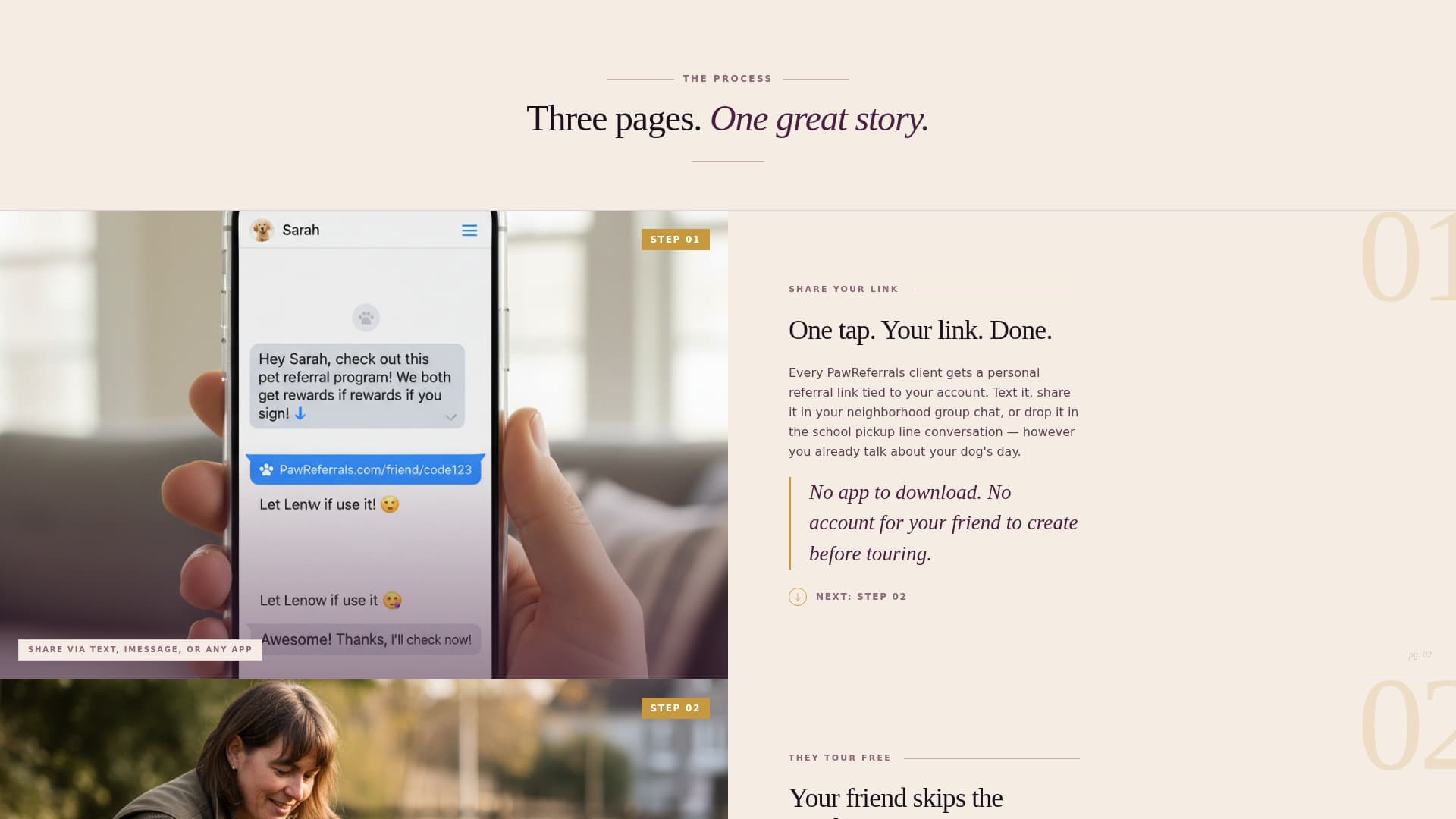 Pawreferrals - Sophisticated Daycare Landing Page Template