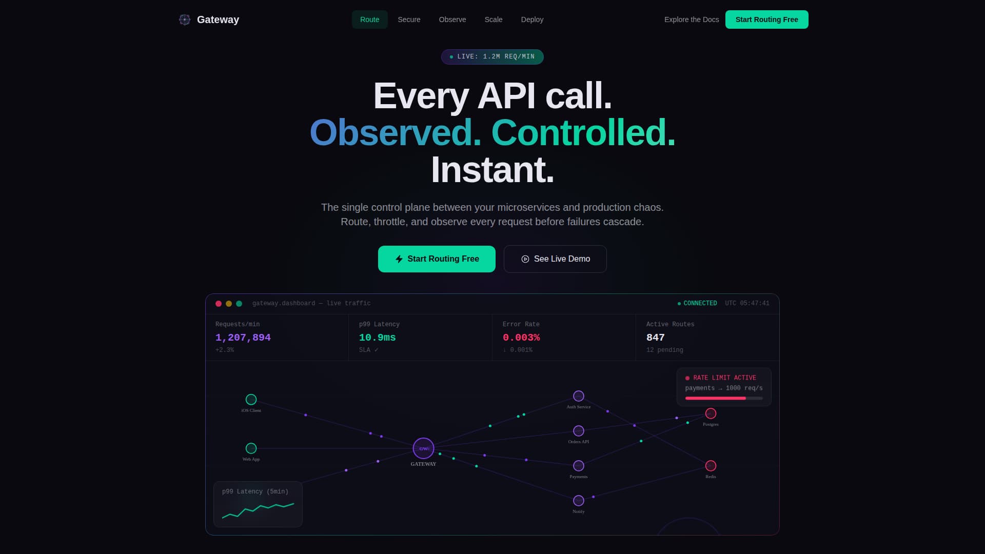 Developer Tools & API Professional Website Template
