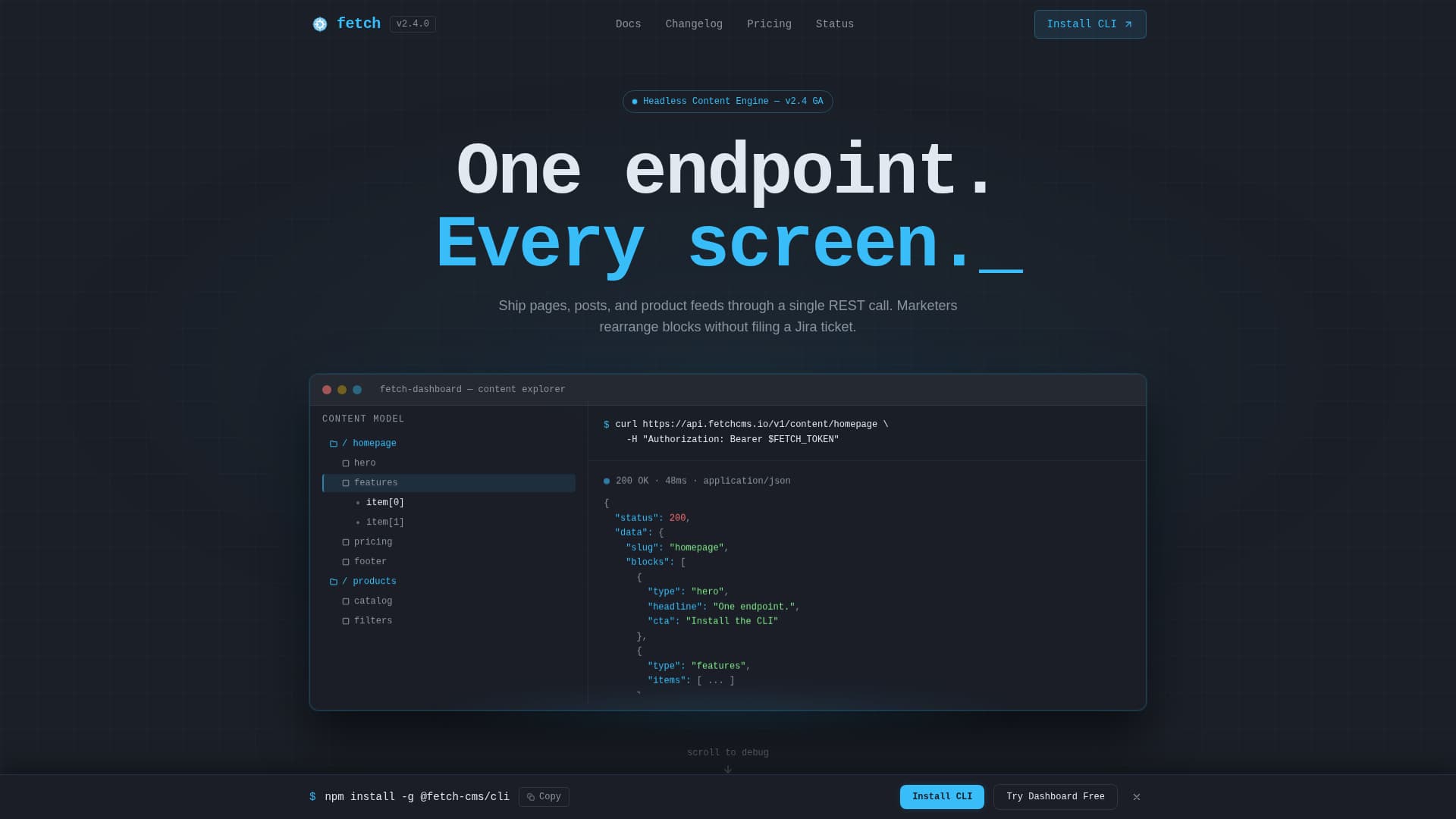 API-First Enterprise Software Professional Website Template