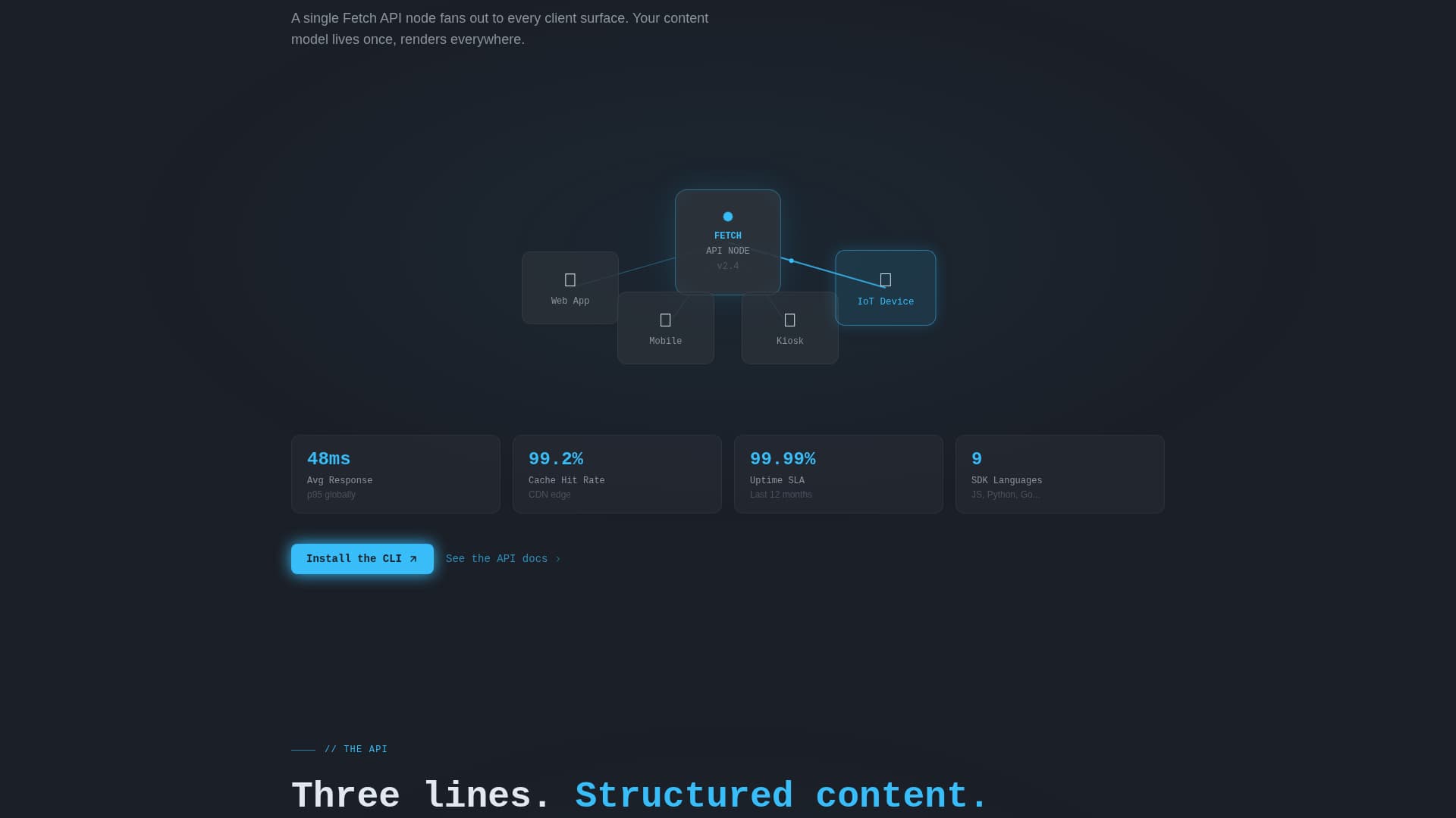 API-First Enterprise Software Professional Website Template