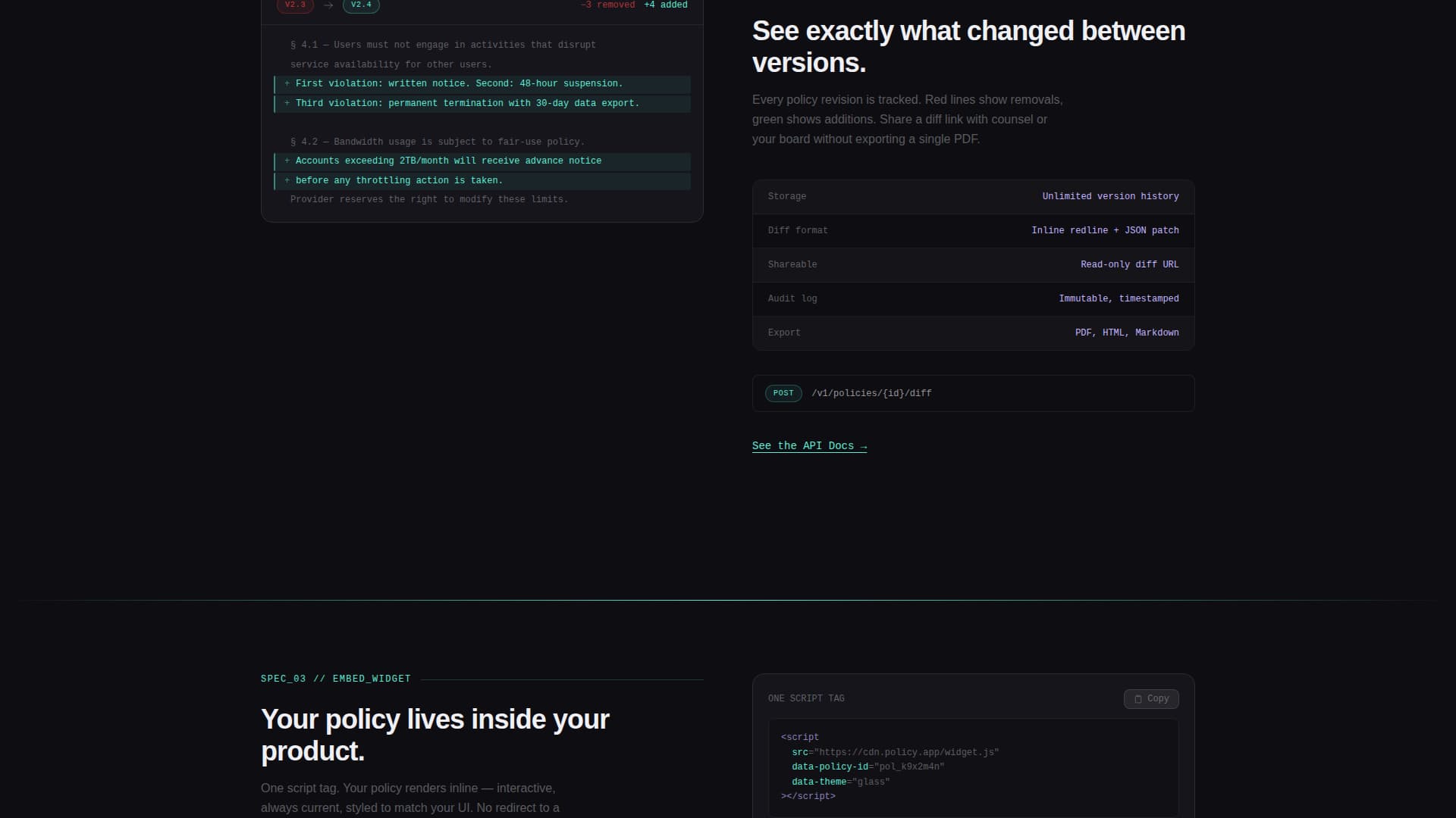 Policy - Interactive Acceptableuse Landing Page Template