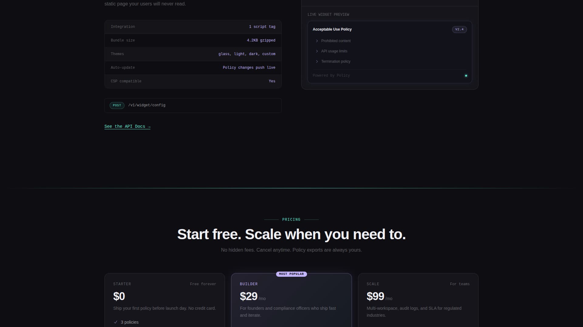 Policy - Interactive Acceptableuse Landing Page Template