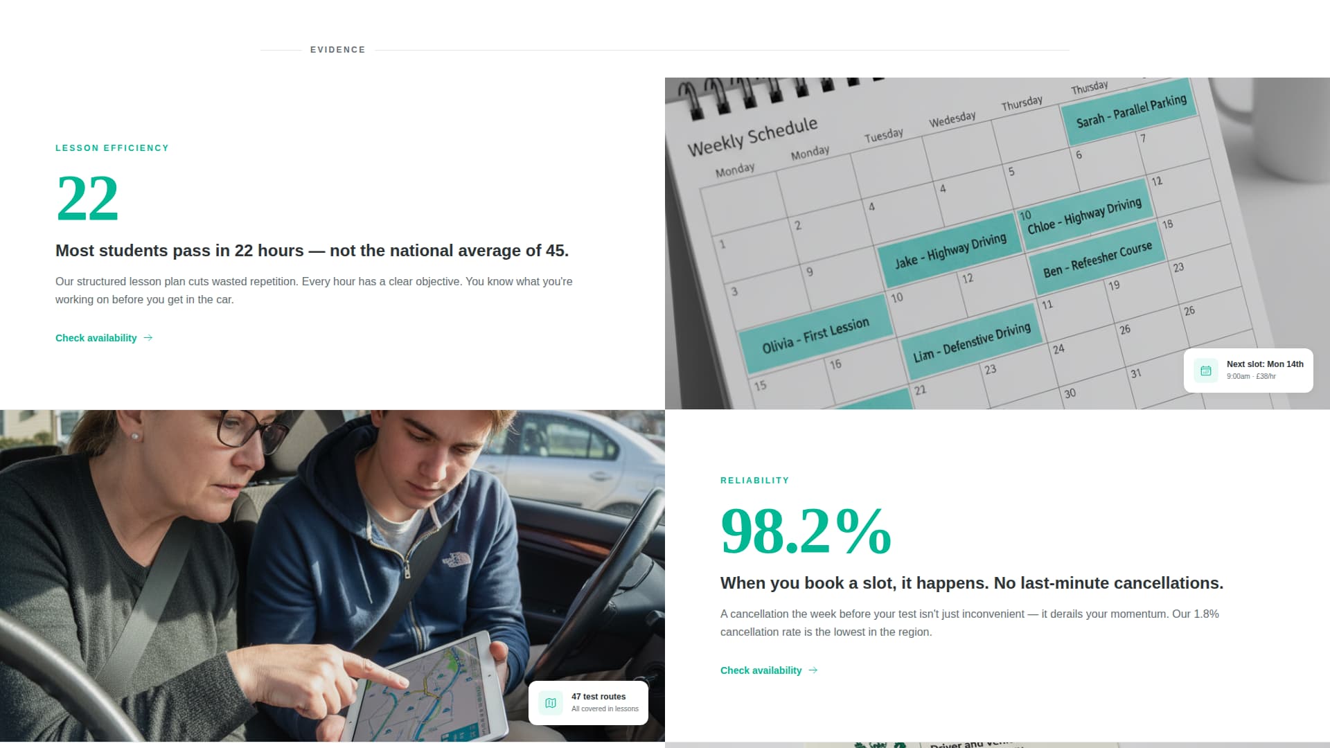Pass - Proven Drivingschool Landing Page Template