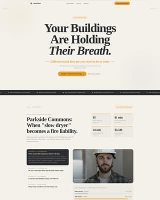 Specialty Cleaning Portfolio & Case Study Website Template