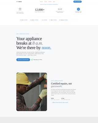 Callout - Trusted Appliancerepair Landing Page Template