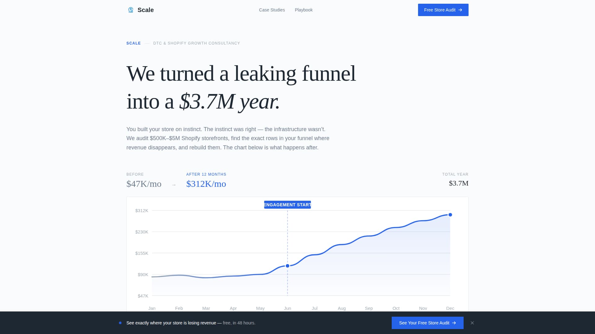 E-Commerce Consulting Portfolio Website Template