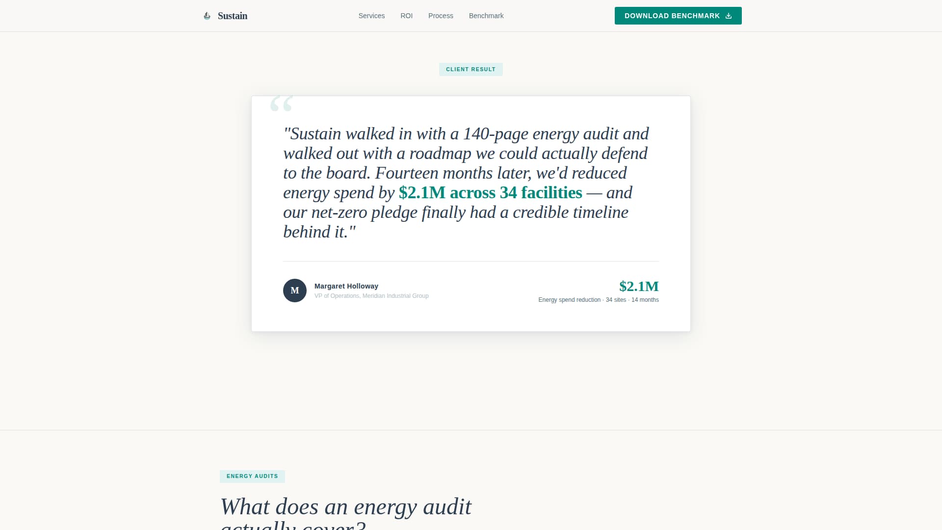 Sustain - Authoritative Energyconsulting Landing Page Template