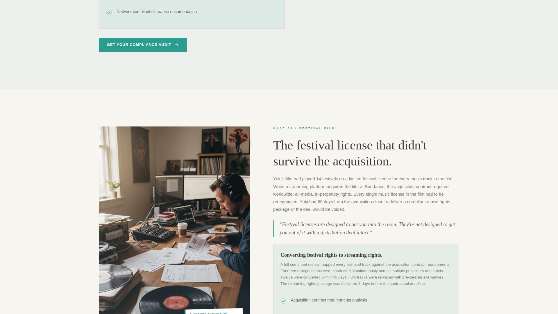 Entertainment Consulting Privacy Policy & Terms Website Template