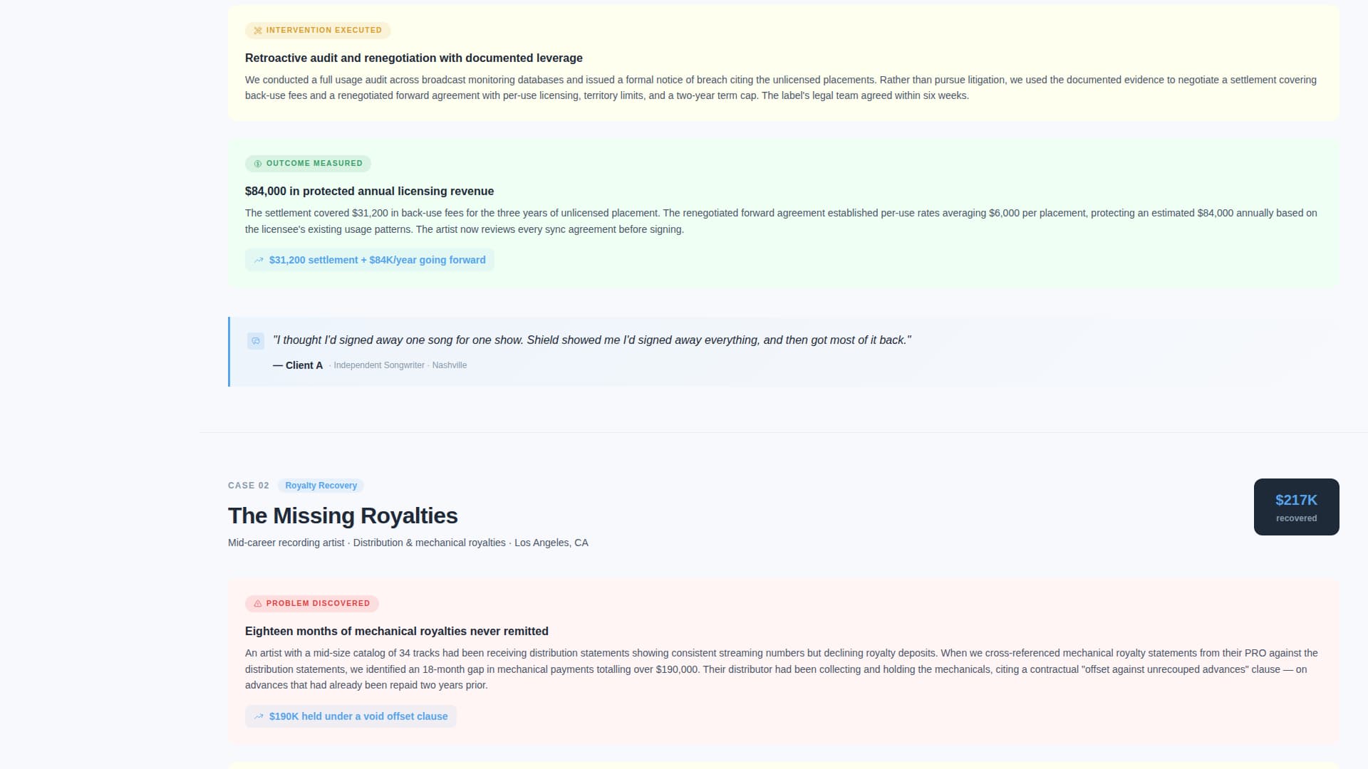 Specialist Entertainment Consulting Appointment Booking Website Template