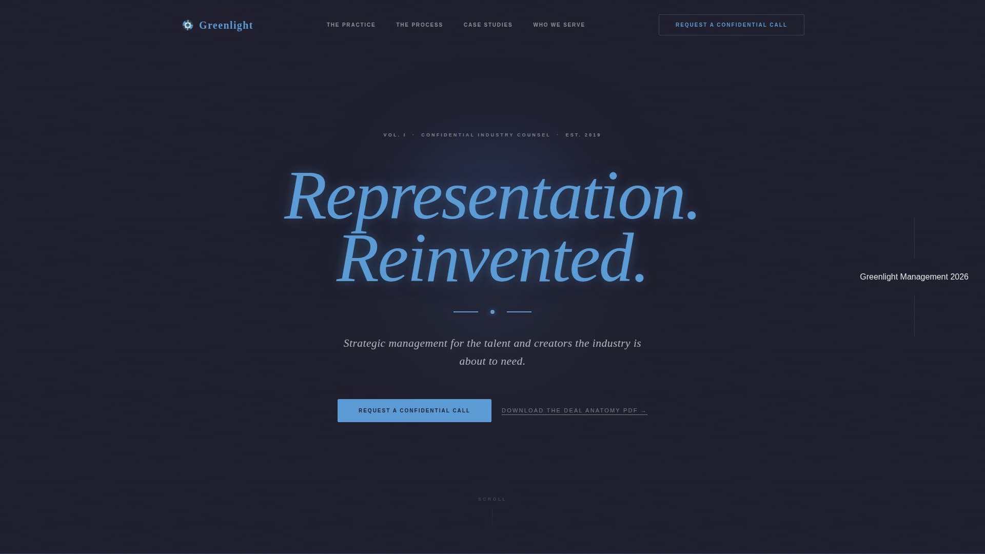Specialist Entertainment Consulting Blog & Content Website Template