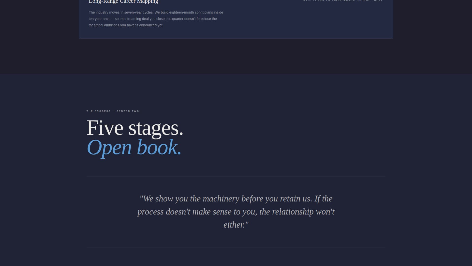 Specialist Entertainment Consulting Blog & Content Website Template