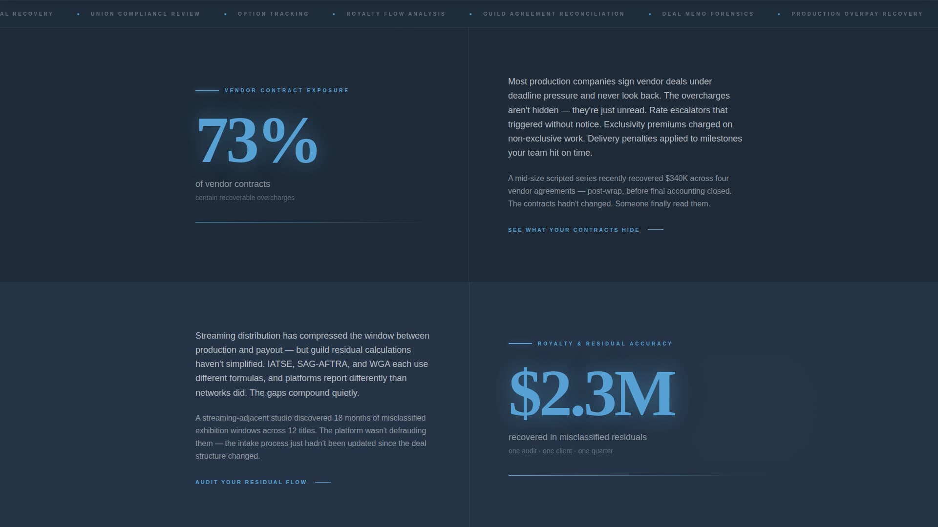 Specialist Entertainment Consulting Privacy Policy & Terms Website Template