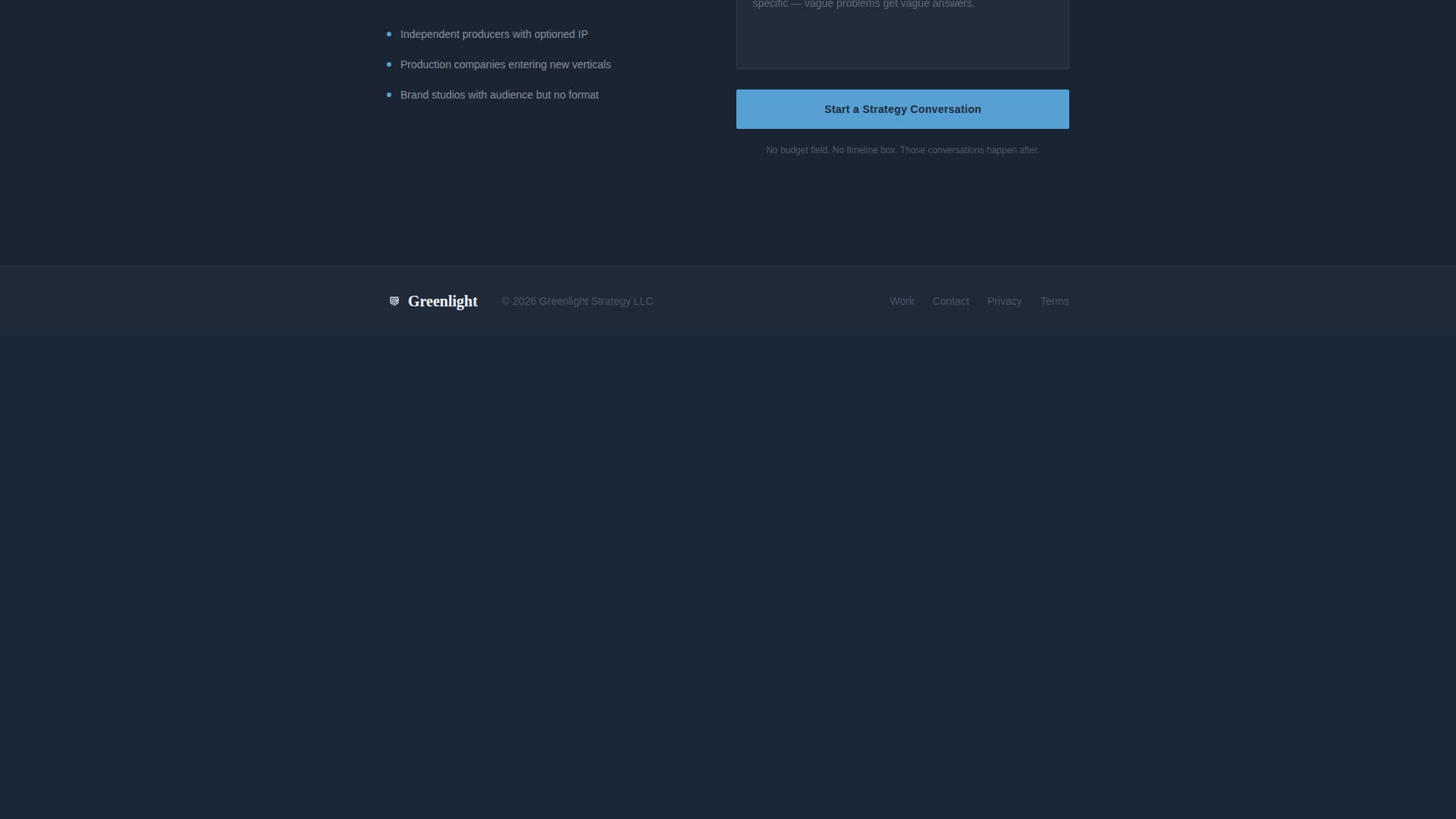 Entertainment Consulting FAQ & Common Questions Website Template