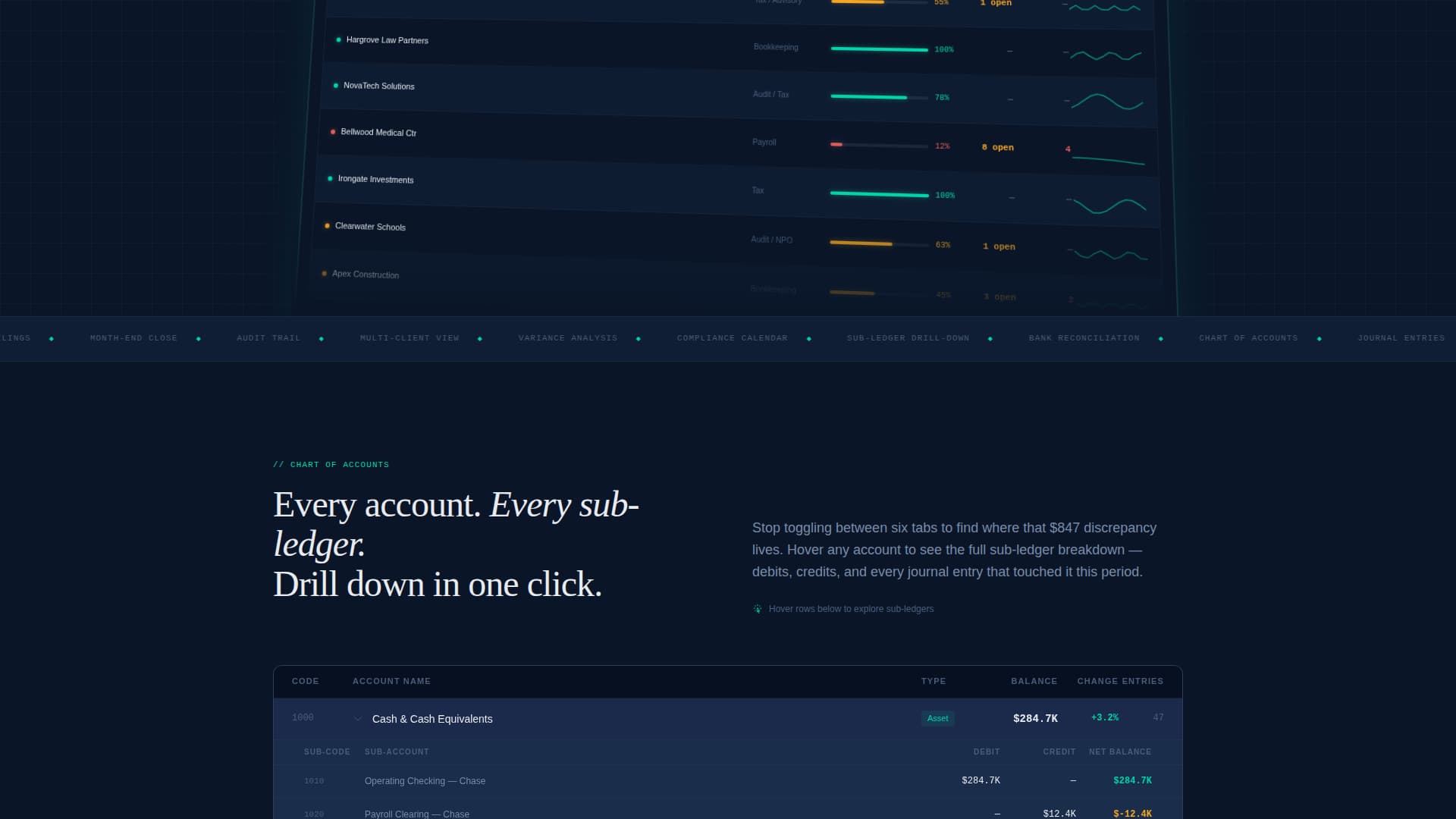 Complete Accounting Firm Software Professional Website Template