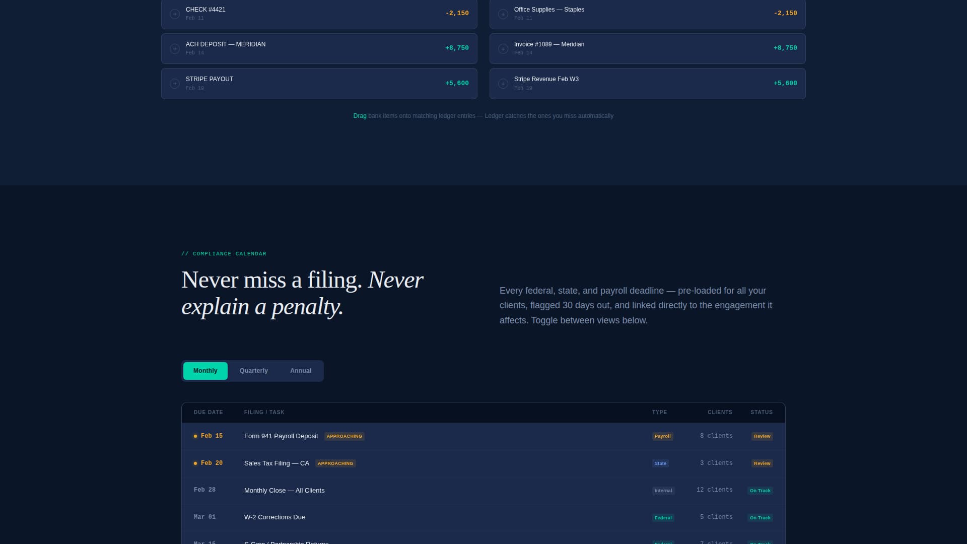 Complete Accounting Firm Software Professional Website Template