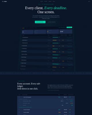 Complete Accounting Firm Software Professional Website Template