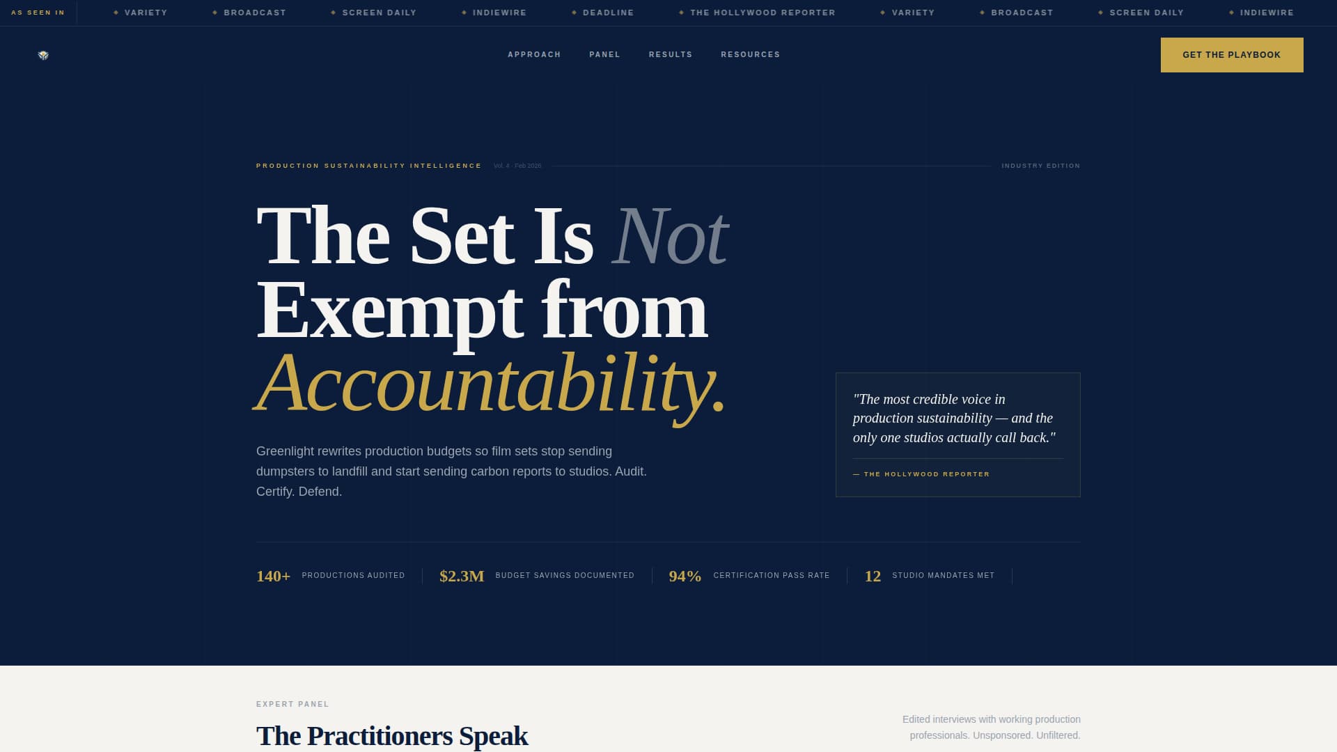 Entertainment Consulting Blog & Content Website Template