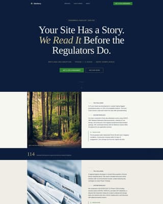Consulting & Advisory Professional Website Template