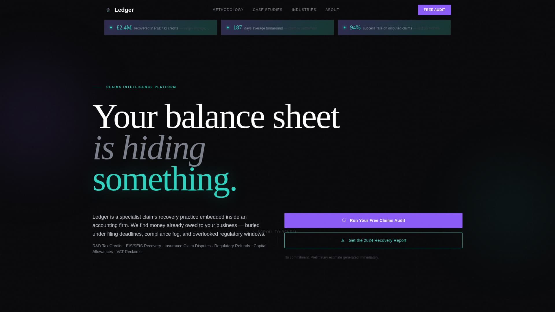 Accounting Firm Software Reviews & Social Proof Website Template