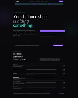 Accounting Firm Software Reviews & Social Proof Website Template