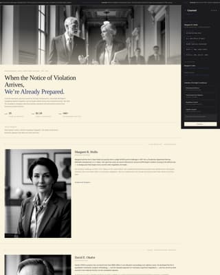 Complete Law Firm & Attorney Appointment Booking Website Template