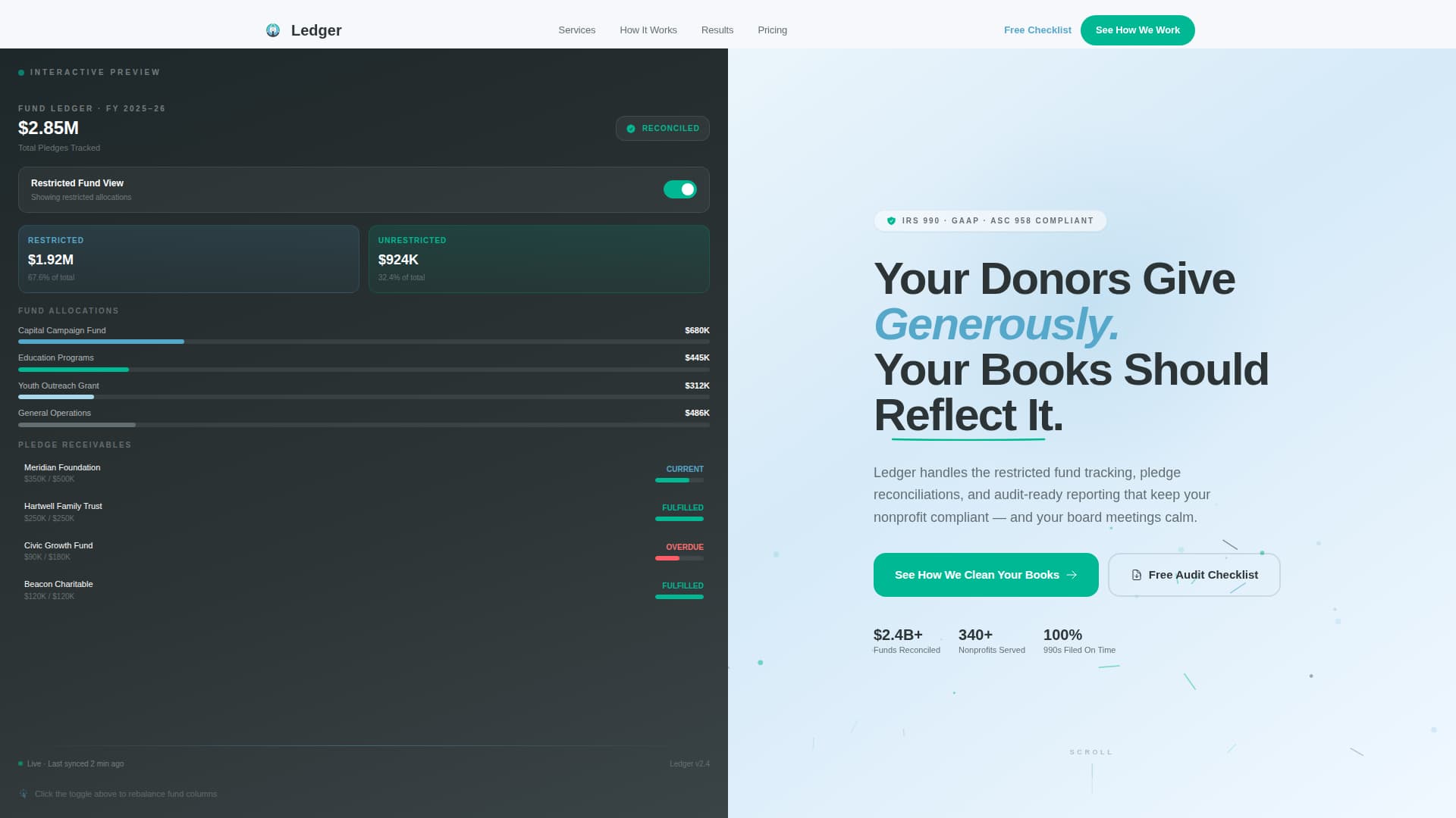Expert Accounting Firm Software Professional Website Template