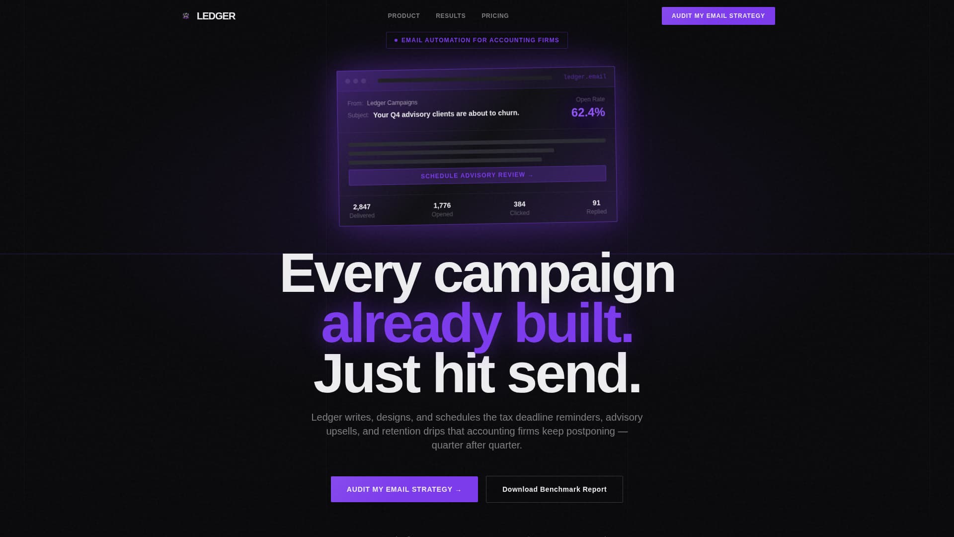 Accounting Firm Software Professional Website Template